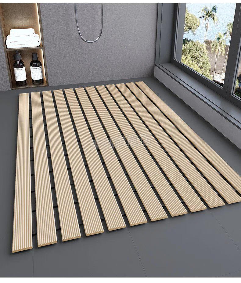 淋浴房脚踏板浴室防滑洗澡间tpe防摔地家用淋浴房脚踏板老人孕妇儿l童