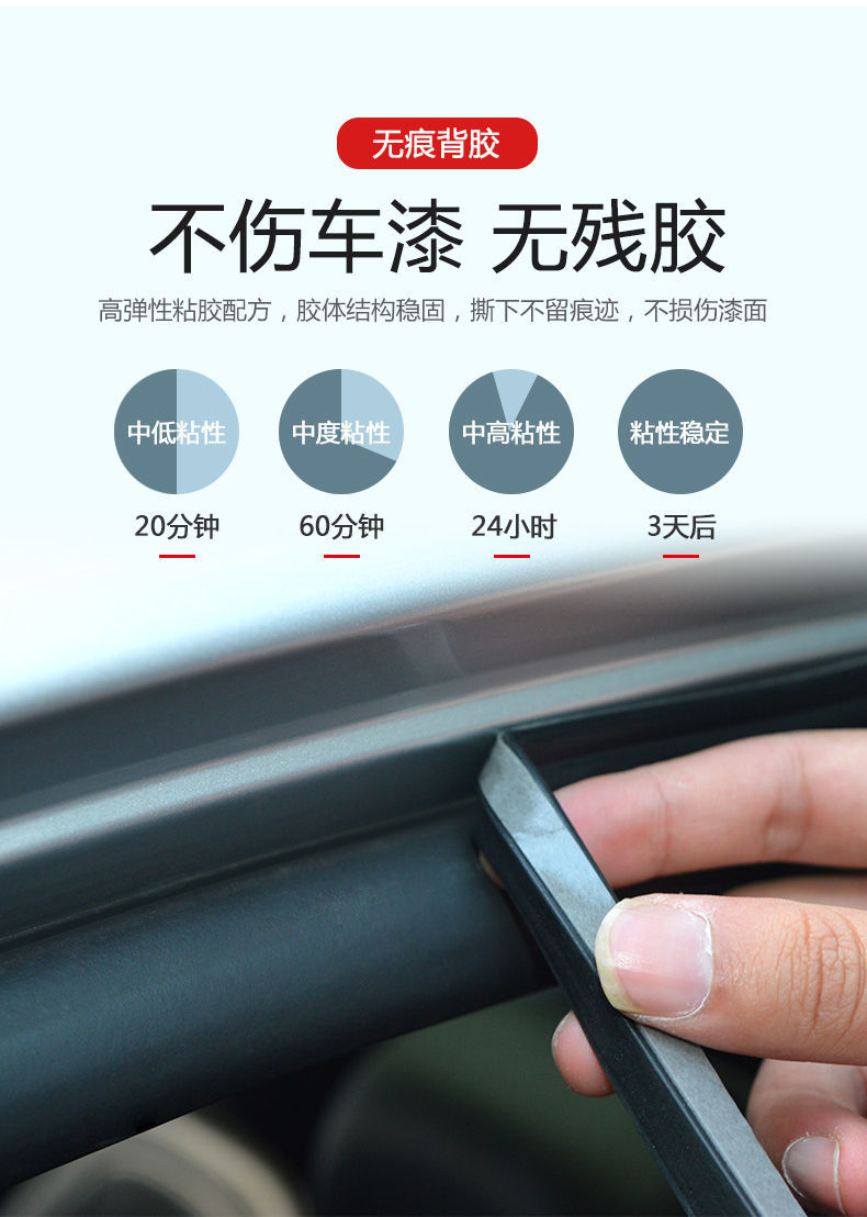 汽车密封条加厚l型通用双层车门隔音胶条防水防尘防漏风门框胶条6代