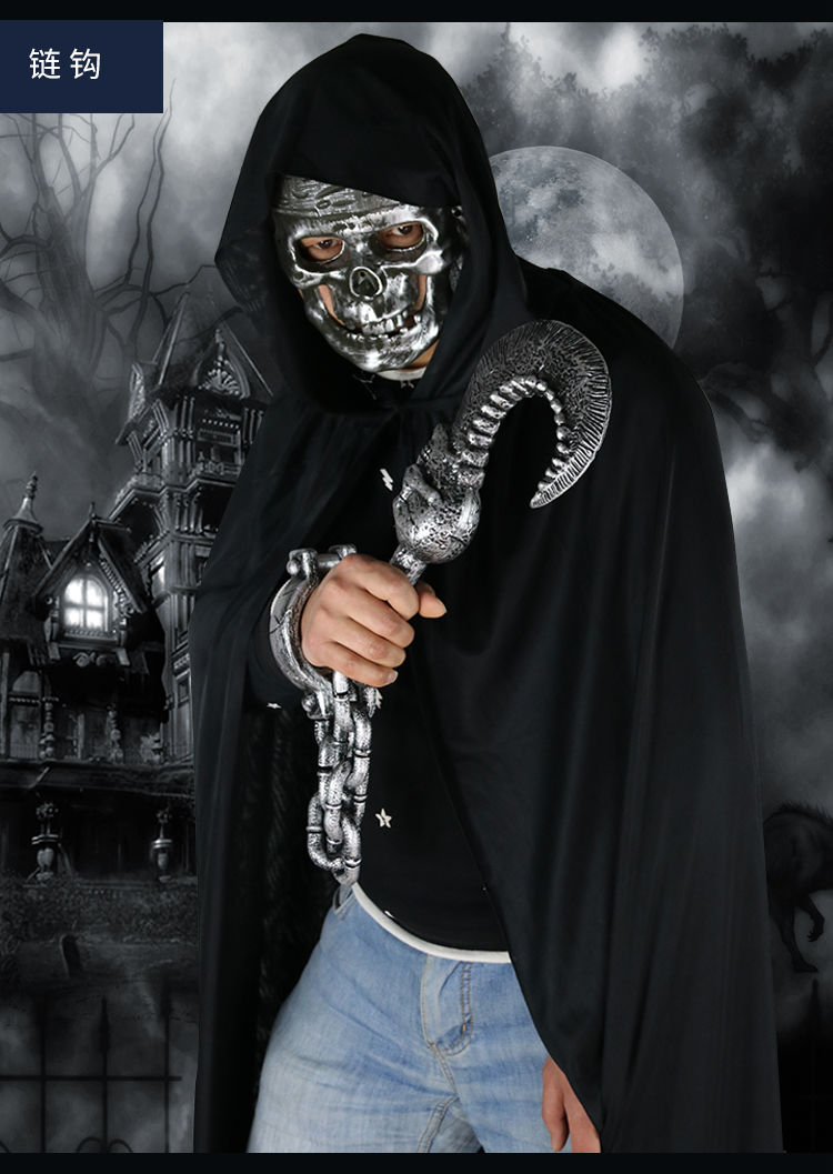 万圣节万圣节用品电影视频表演道具塑料囚犯犯人铁链手镣手链北极象链