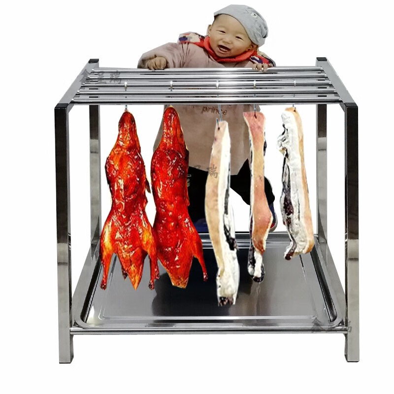 挂烤鸭架叉烧腊肉架商用挂烧鸭架烤鹅烧鸡家用腊肉鱼香肠酱汁肉架长