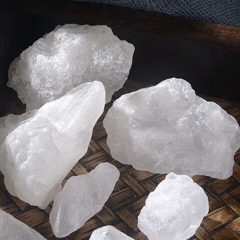 白矾块明矾块食用级明矾粉泡脚手止汗净水用白矾明矾粉1000g