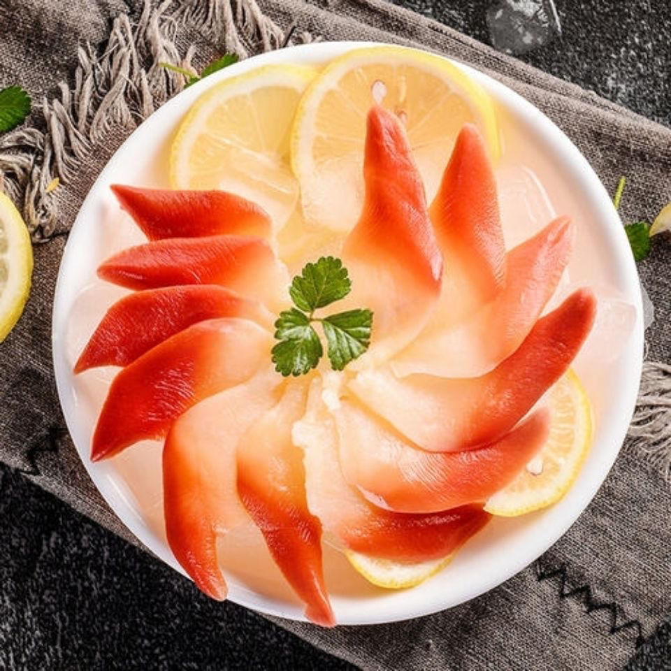 顺丰贝类北极贝刺身即食新鲜冰冻海鲜555600克