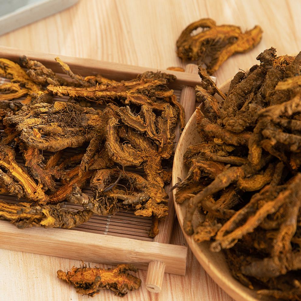 同仁堂中药材特级黄连黄连片黄连茶黄连粉散装新货250g克