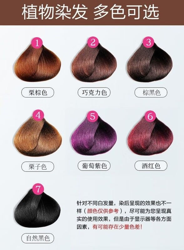 妮烨巨飘无氨一梳彩泡泡染自己染发剂2021新款流行色显白男女泡沫植物