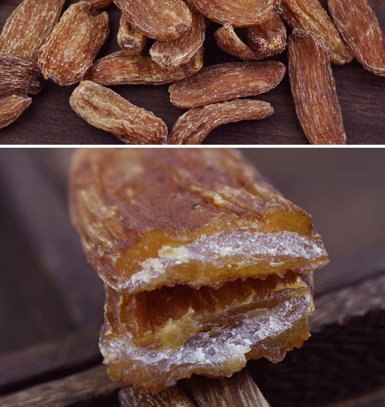 丽江红天麻正宗云南土特产新鲜头疼头晕天麻粉片干货红天麻100克8条