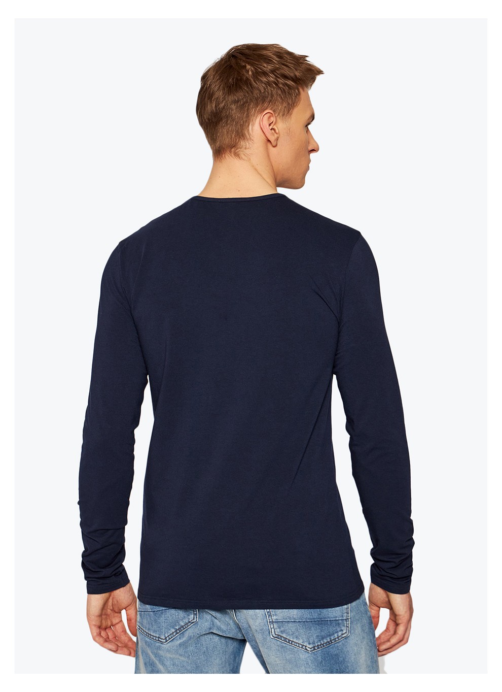 versace范思哲男装男士棉质美杜莎金色印花长袖t恤auu01007a232741a