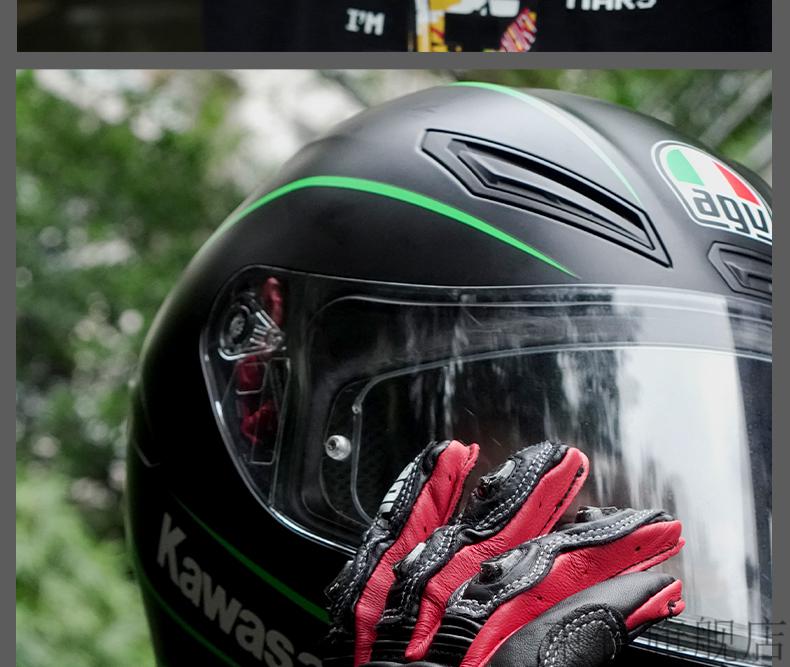 斯agv防水手套 agv摩托车骑行骑士四季通用机车手套男士防晒夏季防水