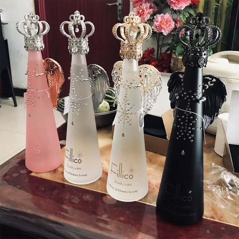 神户矿泉水 fillico日本神户矿泉水 珠宝水晶菲高丽皇冠翅膀款 高端