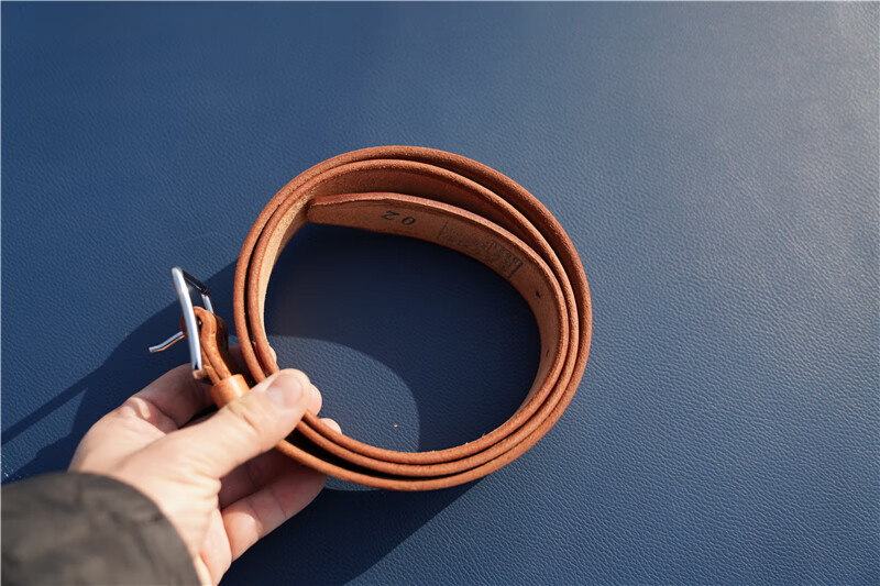 飞行员腰带九十年代头层黄老飞行员腰带老库存老货纪念结实舒服收藏