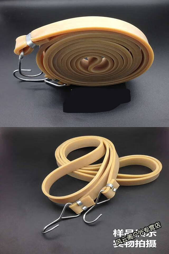 加厚加宽摩托车绑带牛筋橡皮筋捆绑快递绳捆绑工具高弹力绳子 【白钩