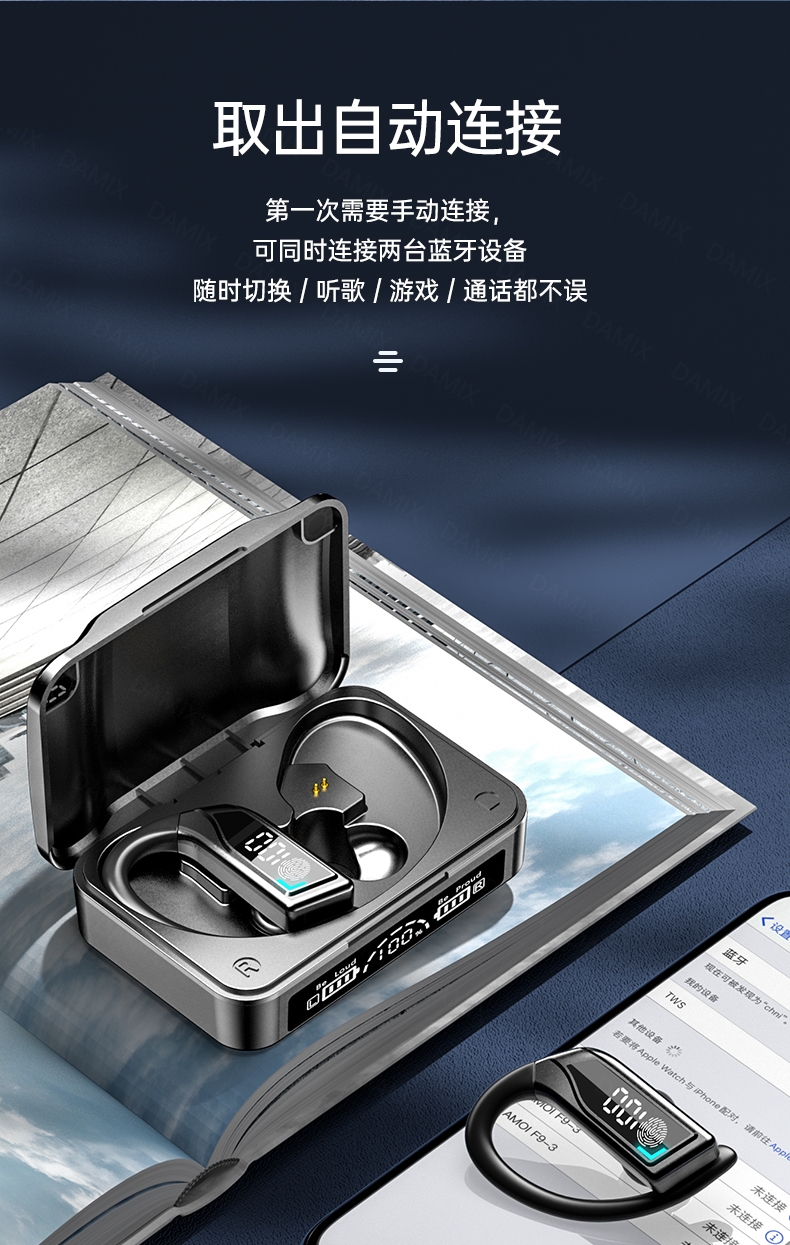 oppor15蓝牙耳机真无线双耳挂耳式k31reno运动型跑步狂甩不掉降噪健身