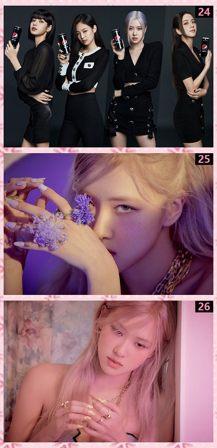 blackpink大海报lisa朴彩英金智秀金智妮卧室墙贴壁画贴画浅绿色30x42