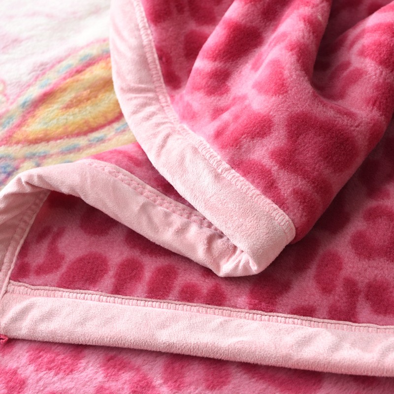 羊毛羊绒毛毯夏双人恒源祥澳洲羊毛毯子羊绒毯羊毛毯盖毯床上双人保暖