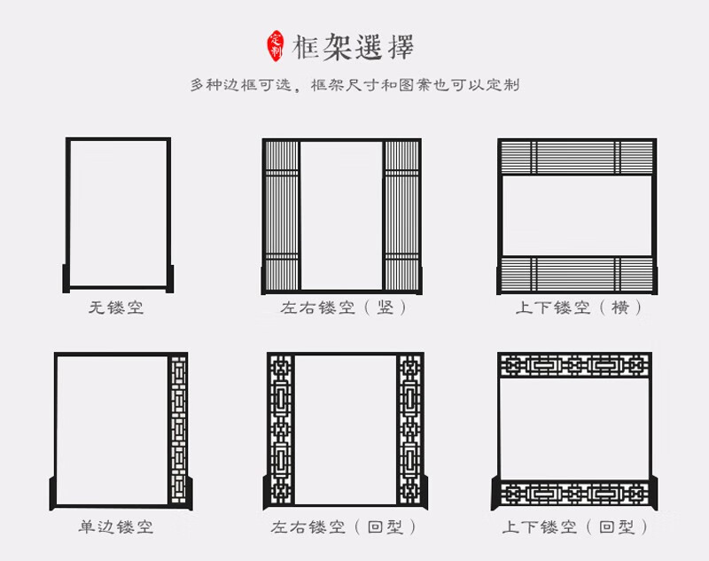 屏风隔断平面图怎么画图片