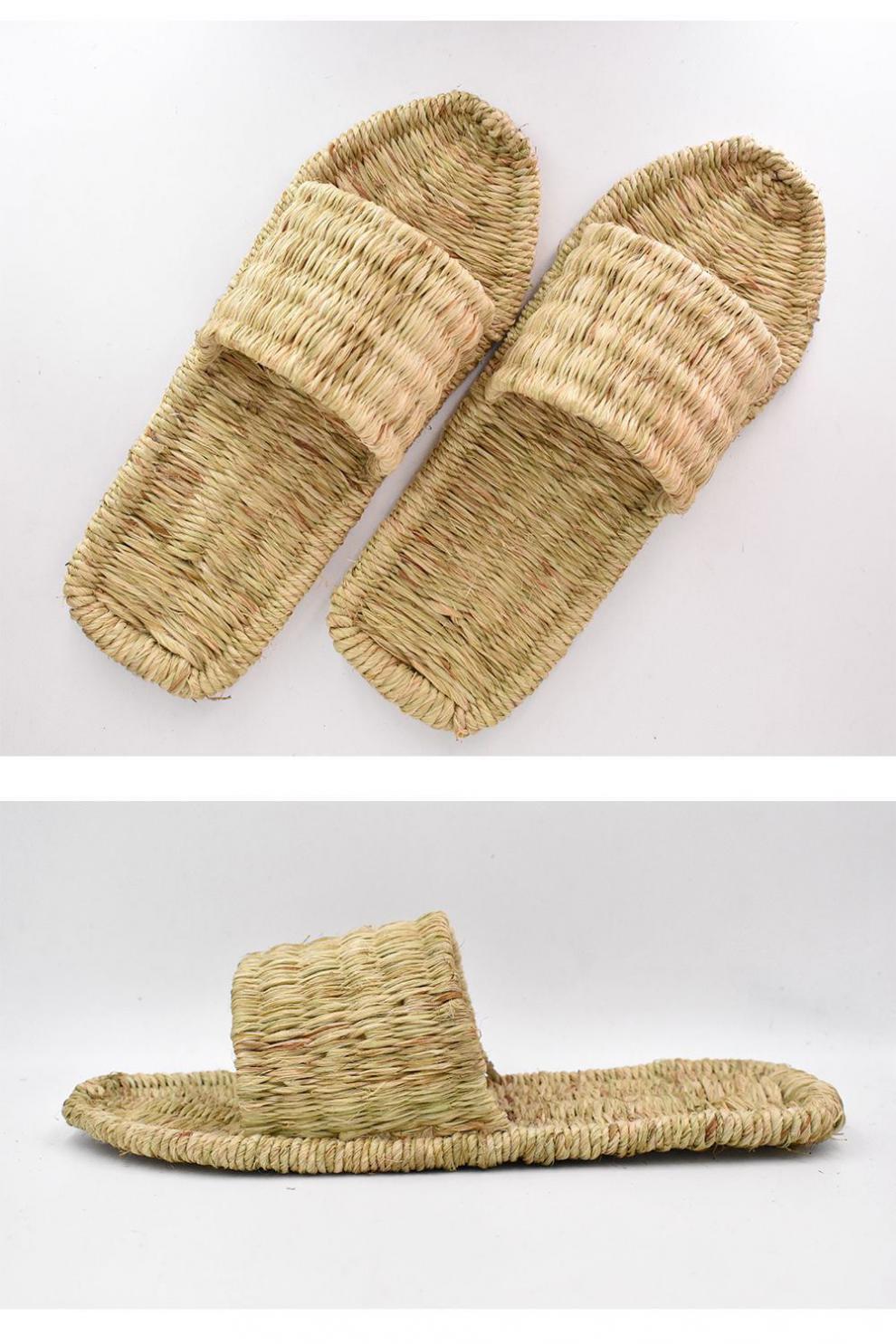 乐洛蒂草鞋男草鞋男款传统红军纯手工编制织青苎麻透气天然潮古朴民族