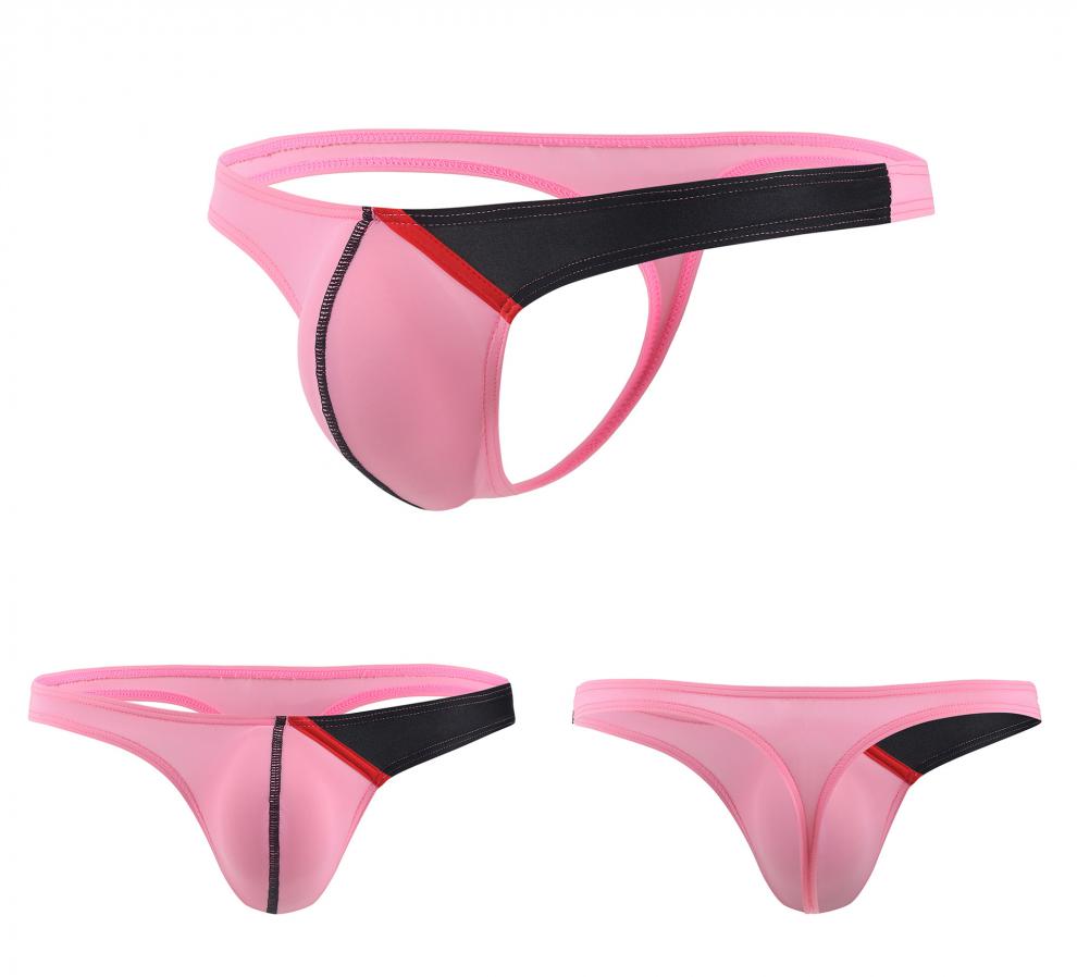保密发货男士情趣内裤低腰u凸薄款冰丝透气舒适gay同志男士t裤房事