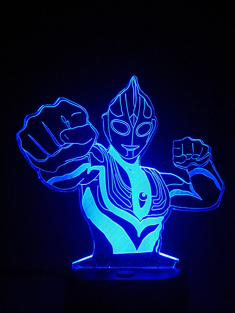 闹钟闹钟学生用闹钟男孩卡通儿童创意的床头夜光赛罗的海贼王索隆