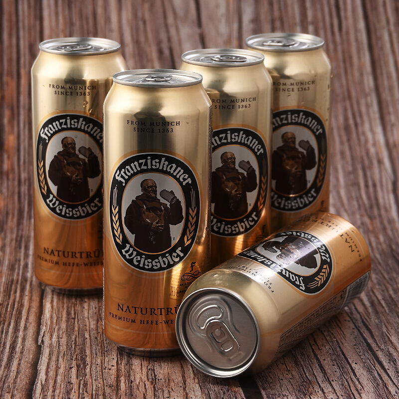 德国教士白啤酒小麦啤酒500ml246听罐装6听尝鲜1份