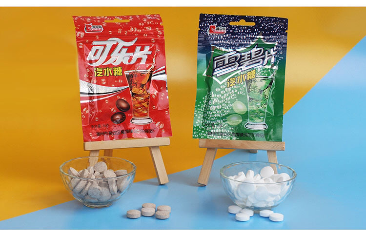 可乐汽水糖多口味多规格润尔乐气泡糖可乐片雪碧片果汽水可乐糖雪碧糖