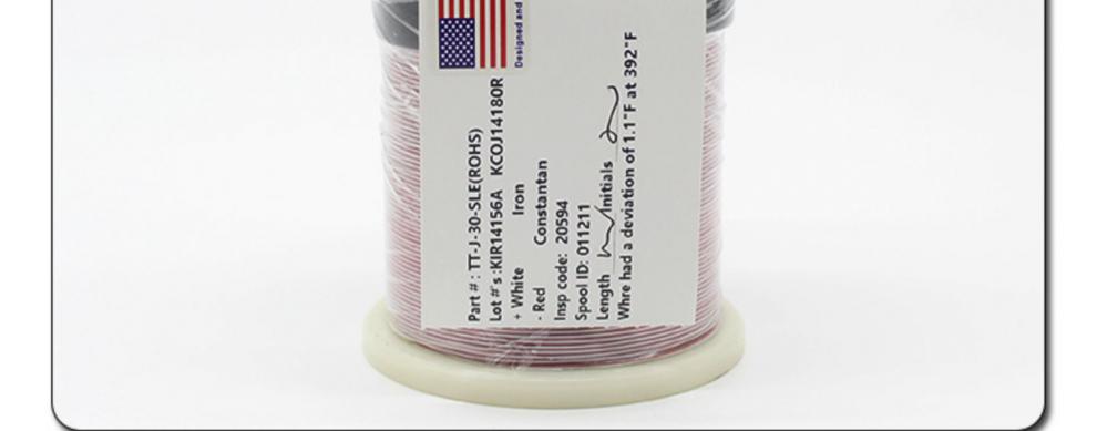 定制美国t型热电偶线感温线高温k型测温线ttk30ggktj3624slettt24sle