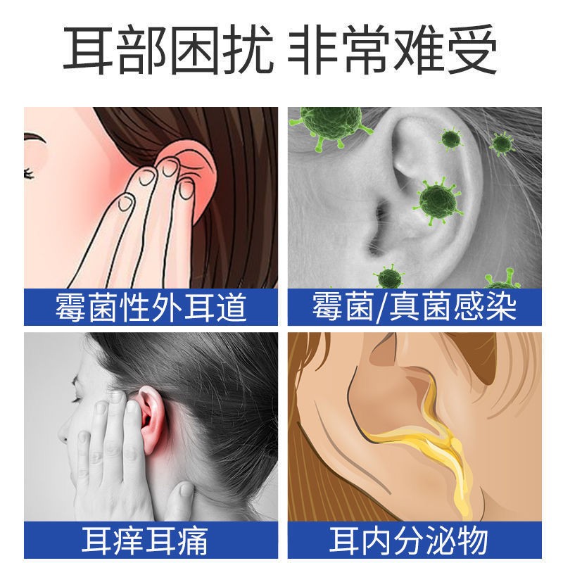 复方氯霉素滴耳液中耳外耳道炎耳朵流水脓烂耳朵抑菌液10ml 一瓶装