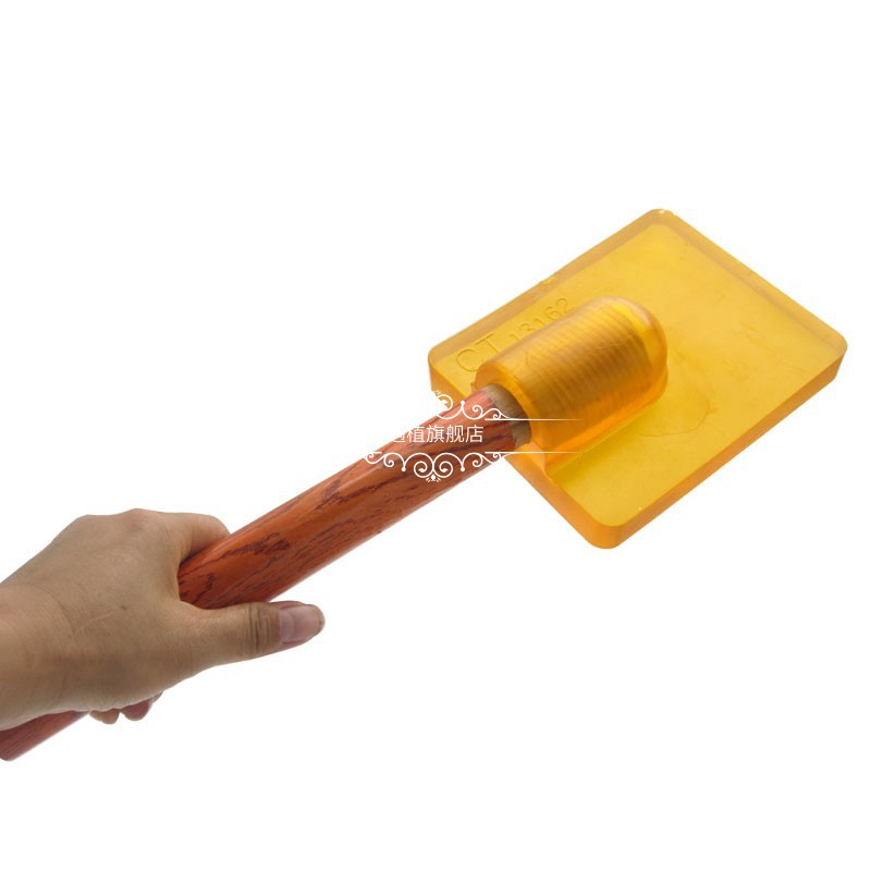 贴瓷砖拍板橡胶拍板 瓷砖地砖拍打板大号瓷砖橡胶拍板 铺瓷砖拍子地板