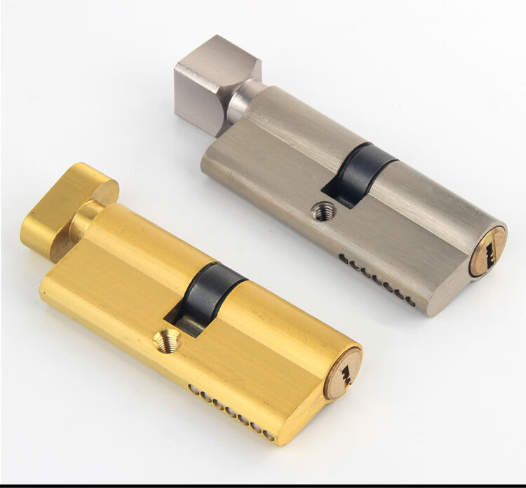 锁心房门锁芯室内房门锁芯单开双开卧室房间门锁芯铜芯木门型执手锁芯