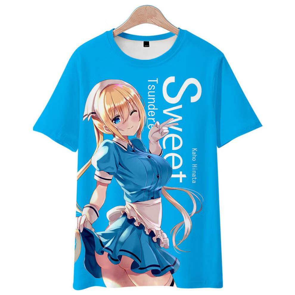 魂域调教咖啡厅周边动漫短袖t恤樱之宫莓香日向夏帆二次元痛衣衣服夏