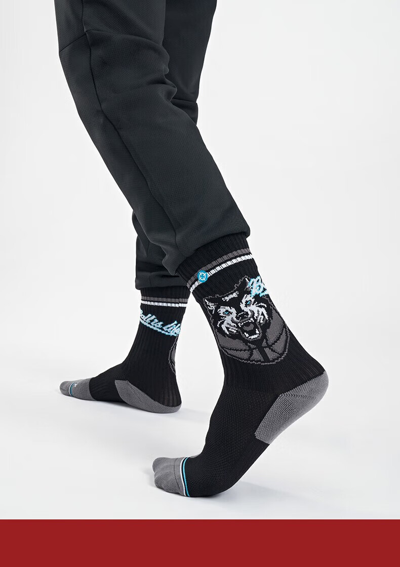 准者(rigorer) 【十二生肖】准者2022秋季运动篮球袜实战减震潮流耐磨