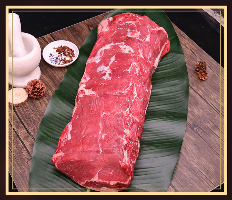 5斤里脊肉牛腿肉牛肉新鲜2斤肉类大块西冷牛排烧烤火锅类炖卤5斤