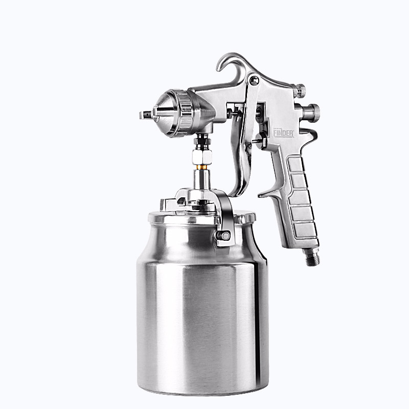 高雾化涂料喷漆气动油漆喷壶乳胶漆喷油f-75w71 f-75 上壶1.5mm喷漆枪
