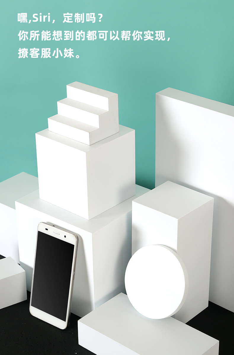 摄影几何体道具正方体立方体盒子白色箱拍照小产品拍摄道具方块定制