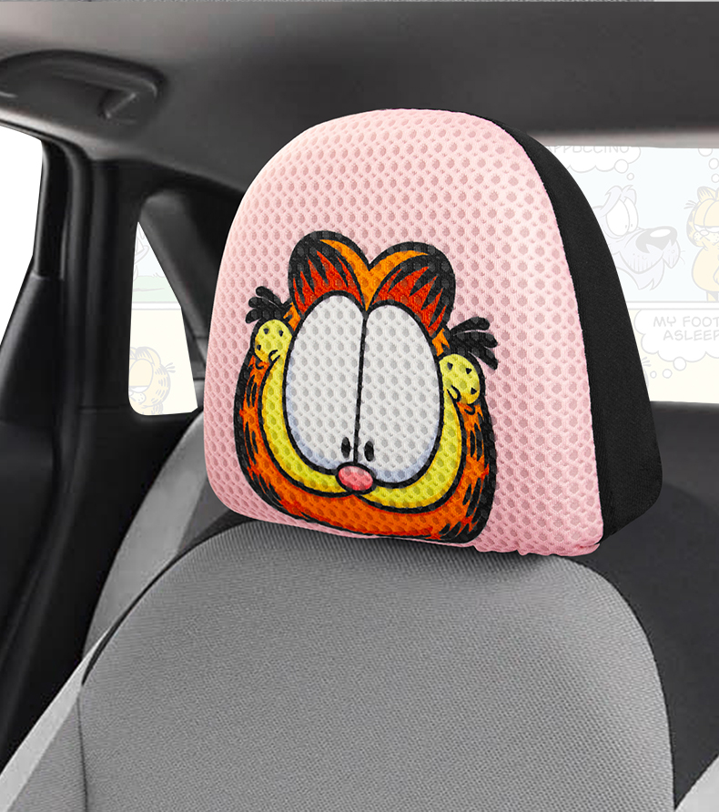 京选好货车头枕通用汽车座椅枕头罩子车用头枕套防护修复保护套靠枕罩