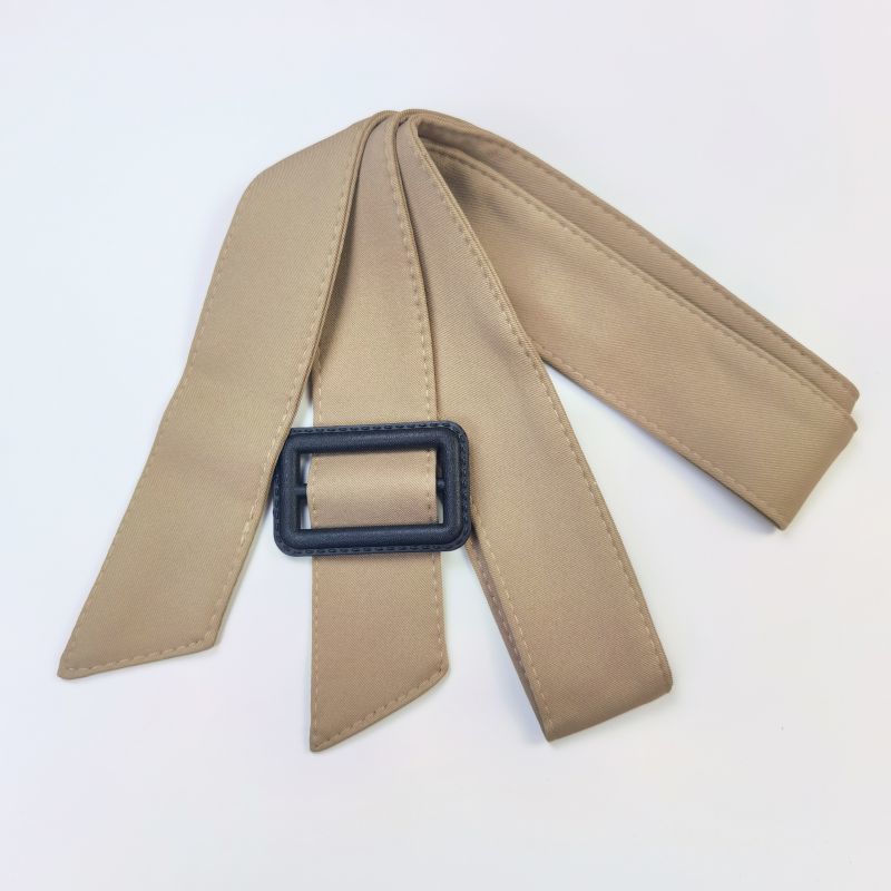 聂庄布带腰带风衣腰带女布料带秋冬百搭简约大衣外套装饰卡其色布条