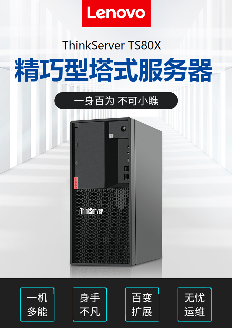 联想(lenovo)st58/ts250/ts80x 服务器 塔式服务器主机 台式机升级