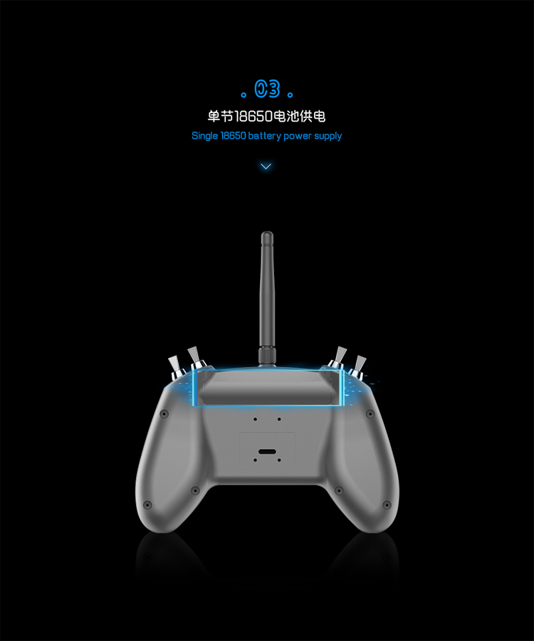jumpertliteopentx多协议手柄遥控器可升级内置915黑羊fpv遥控器电池4