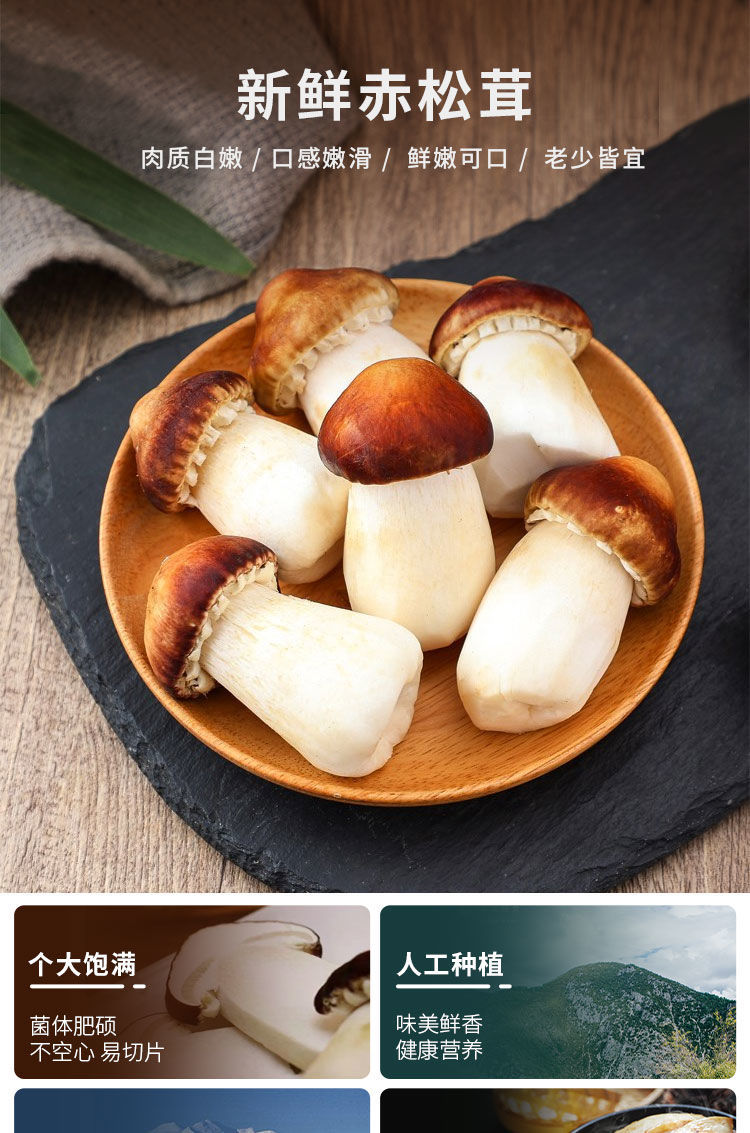 新鲜姬松茸赤松茸食材大球盖菇1-4斤 家庭装4斤【图片 价格 品牌 报价