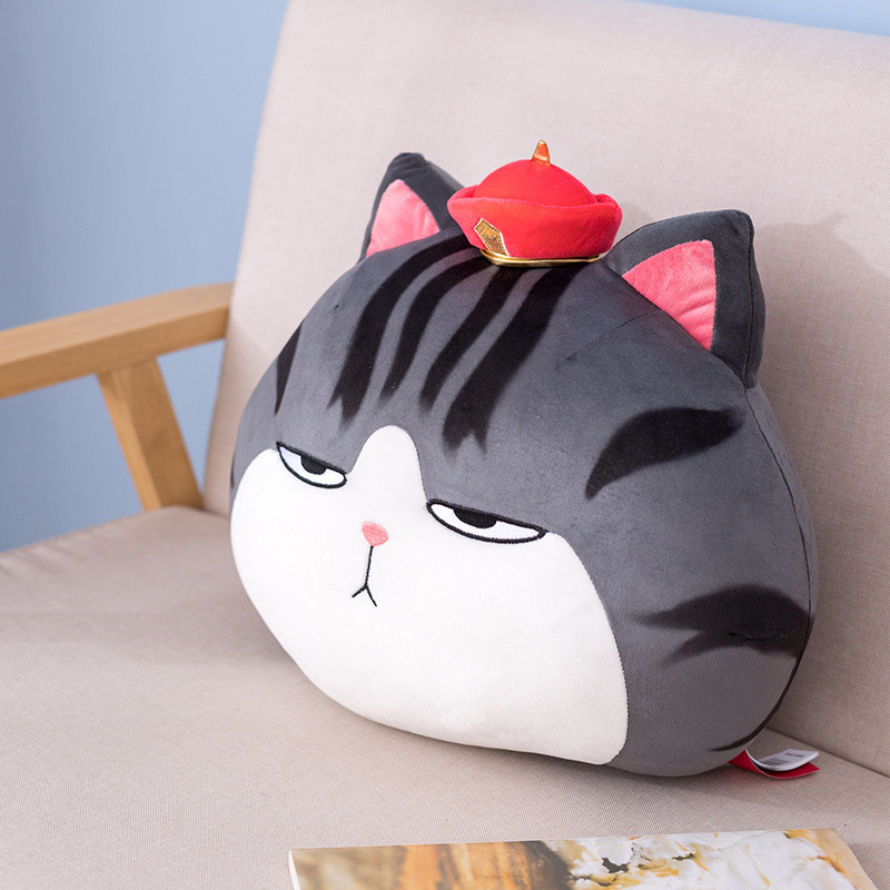 吾皇猫超大吾皇万睡巴扎黑公仔抱枕暖手龙猫娃娃猫咪抱枕玩偶暖手抱枕