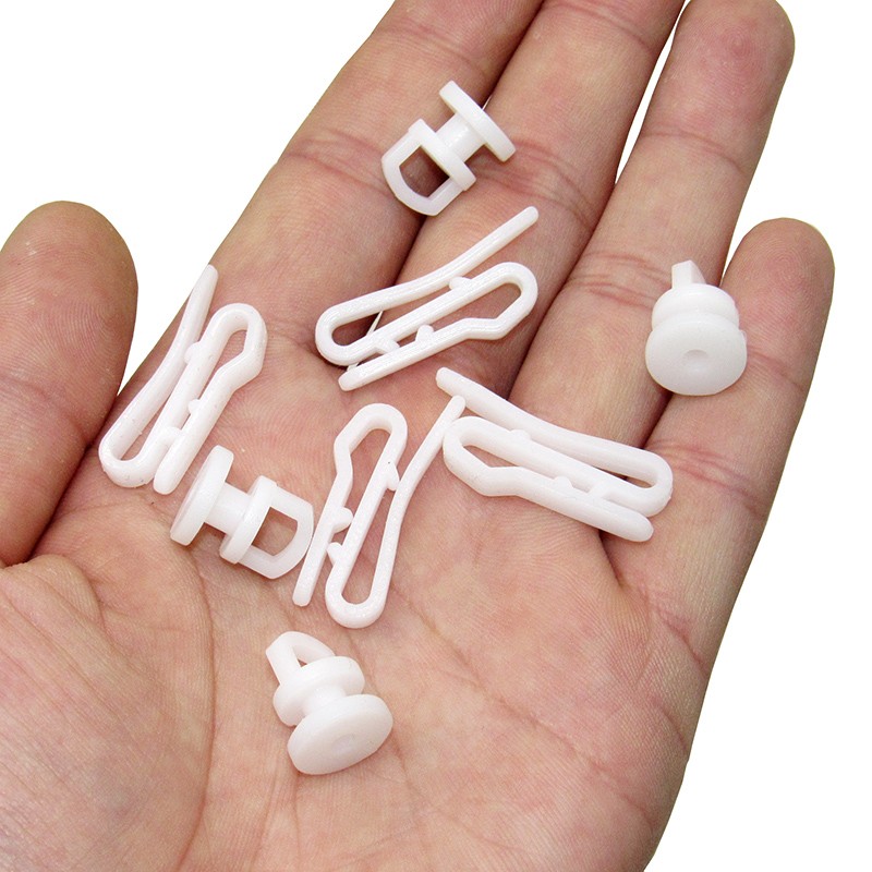 公交车大巴校车窗帘挂钩宇通金龙海格申龙客车通用窗帘勾塑料滑珠20个