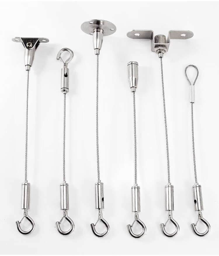 吊码广告牌吊绳挂钩勾吊夹吊件锁线吊扣配件吊灯挂画