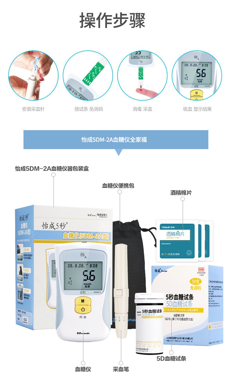 怡成血糖仪说明书图片