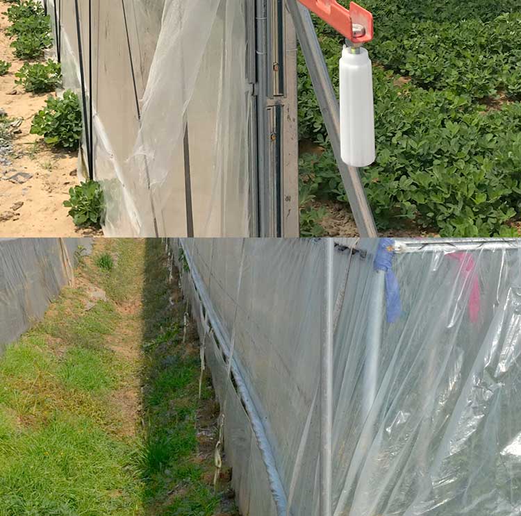 温室大棚卷帘机摇膜器升降机手动侧卷顶卷养殖种植放风卷膜器 新款侧