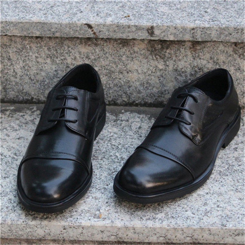 信棕时尚男鞋原单商务正装头层牛皮休闲鞋三接头英伦细带皮鞋尾货黑色