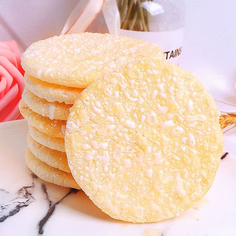 小王子休闲零食雪饼500g每袋鲜米饼500g