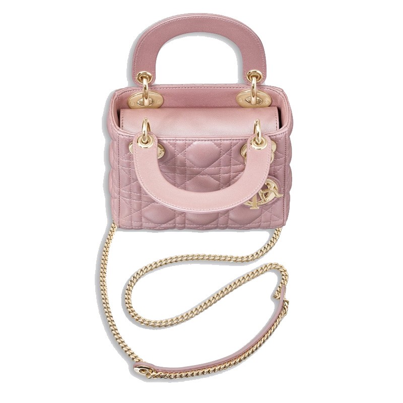 【jx】dior迪奥女包戴妃包lady dior羊皮革迷你手袋m0505oadu_m11g