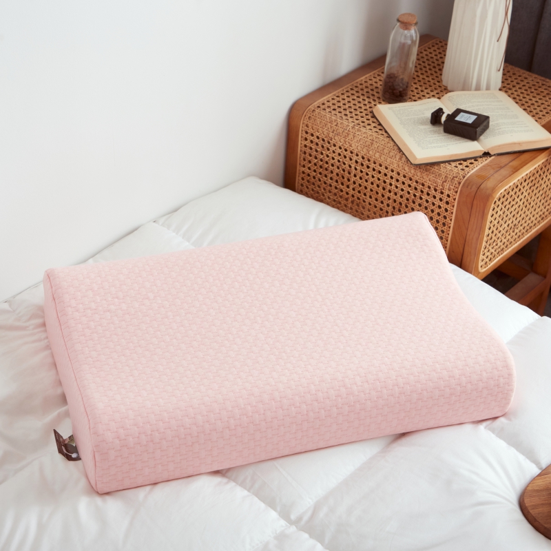 南极人家纺泰国天然乳胶枕4060cm成人橡胶枕侧睡中枕家用乳胶低枕芯