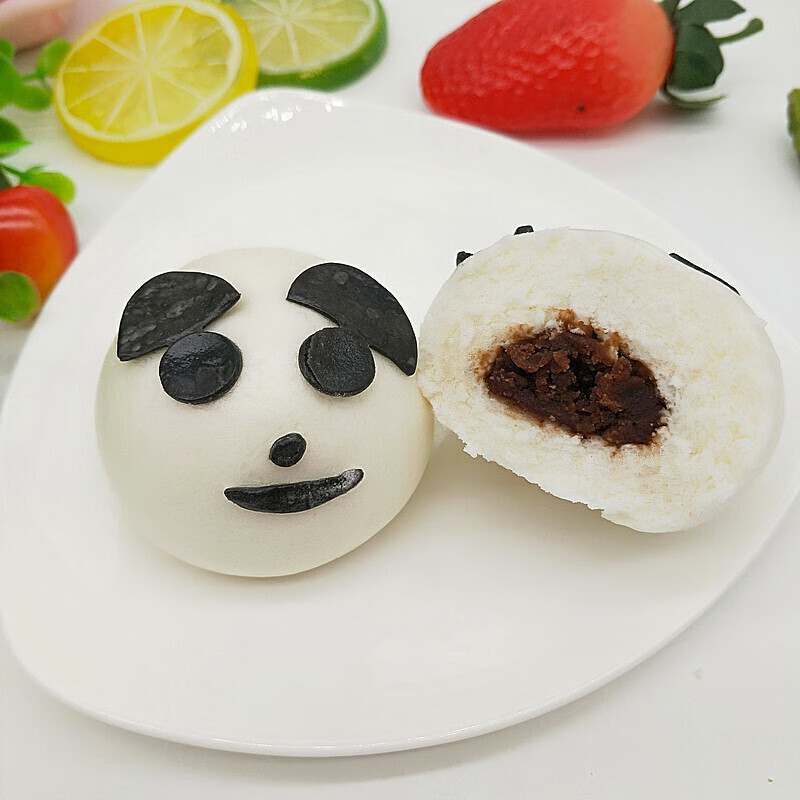 熊猫包豆沙馅卡通包子儿童动漫可爱面食馒头创意早餐粥铺冷冻面点