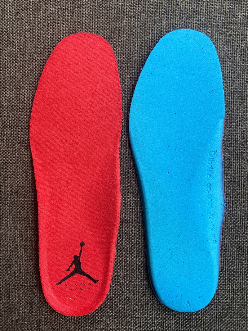 适配耐克aj3aj4aj6aj34篮球鞋垫吸汗透气缓震运动鞋垫aj34黑色绿标42