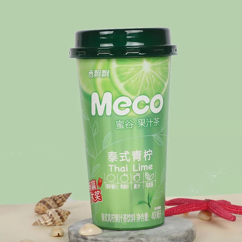 香飘飘meco蜜谷果汁茶青柠红柚金桔柠檬樱桃草莓水果味真茶饮料金桔