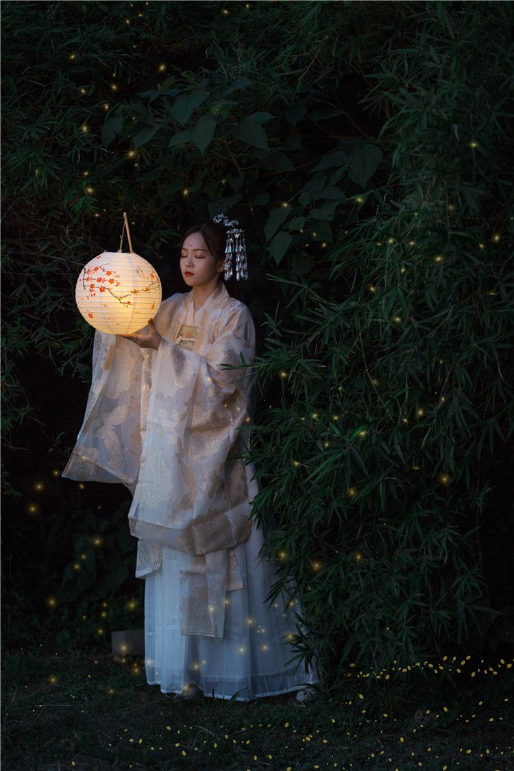 古装女汉服齐胸汉服女古装仙气飘逸齐胸齐腰襦裙夏季 沧海赋齐腰款